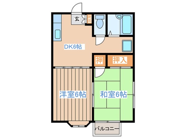 トゥインクルコ－ト南小泉Ⅰの物件間取画像